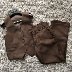 2 Piece Matching Vest & Pants Set